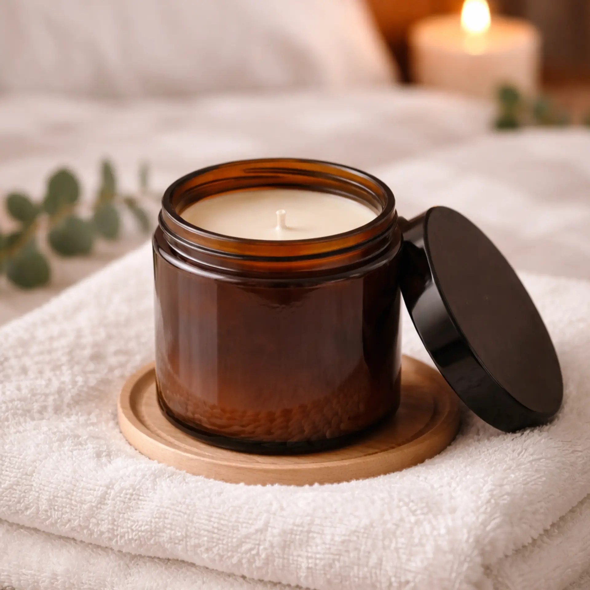 Bougie parfumée artisanale – 120 ml