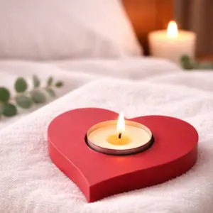 Support chauffe-plat Cœur – Décoration romantique