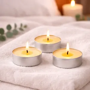 Chauffe-plat parfumé artisanal fabriqué à Cholet, disponible en 16 parfums et en lots de 6, 9 ou 12