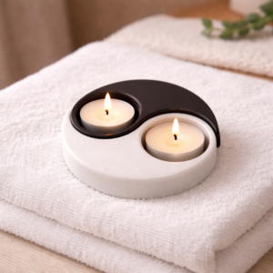 Photophore Yin-Yang – Porte-bougies duo